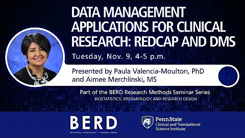 Data Management Applications for Clinical Research: REDCap and DMS