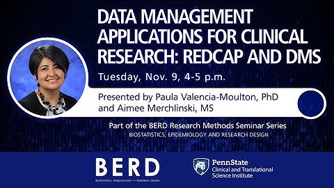 Data Management Applications for Clinical Research: REDCap and DMS