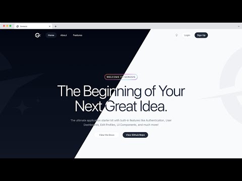 genesis-new-laravel-starter-kit-from-the-next-generation