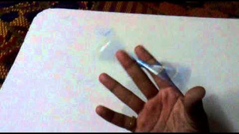 Rotation of pen in two fingers