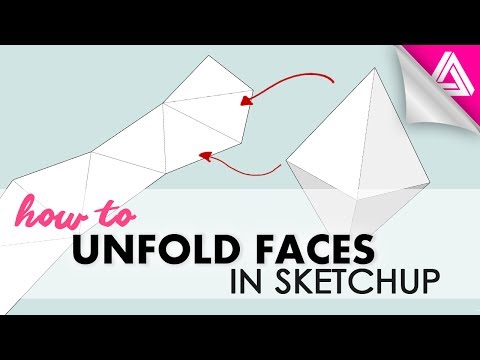 How to Unfold Faces in Sketchup