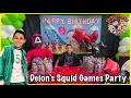 DEION'S SQUID GAMES BIRTHDAY PARTY | TURNING 10 | D&D FAMILY VLOGS