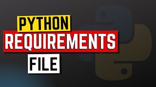 Requirements.txt Python Requirements File How To Install Requirements.txt In Python