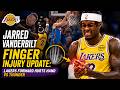 Jarred Vanderbilt Finger Injury Update | Lakers Forward Hurts Hand vs Thunder | NBA News