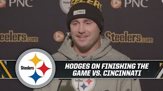 Devlin Hodges on playing vs. Bengals: "I just try and stay prepared for when my name is called"