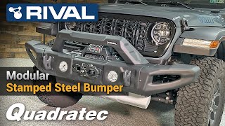 Rival Modular Stamped Steel Bumper for Jeep Wrangler JK, JL & Gladiator JT by Quadratec 23,508 views 4 months ago 5 minutes, 13 seconds