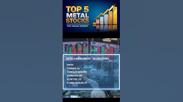 Top 5 Metal Stocks Ruling the Market in India! 🔥💰🚀💸💪📈🪙✨ #stockmarket #money