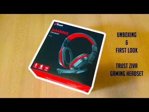 Unboxing & First Look - Trust Ziva Gaming Headset