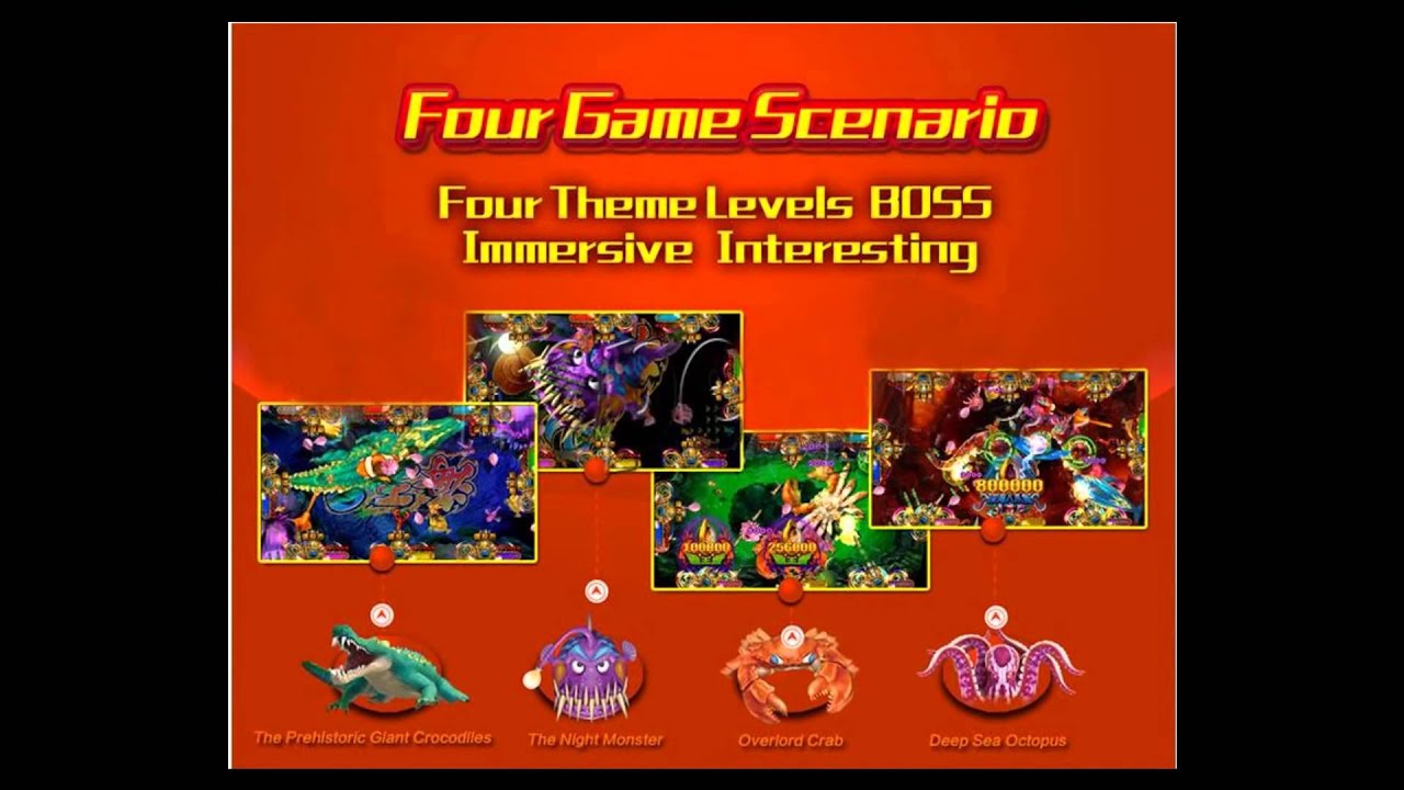 Ocean king 2 Golden Legen English Version For FEC Game Center(sales@hominggame.com)