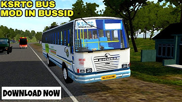 Kerala KSRTC Bus Mod in Bus Simulator Indonesia - Bussid Bus Mod - Bussid Car Mod - BUSSID