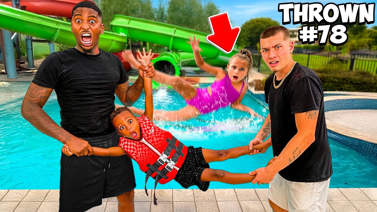 LAST TO STOP GETTING THROWN IN THE SWIMMING POOL WINS!