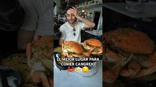 El MEJOR lugar para comer CANGREJO 🦀🧈🤤 #sisomosgemelos #cangrejo #kingcrab #sanfrancisco #pier39