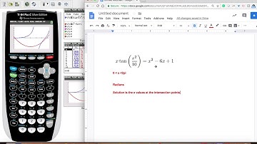 Solving A Trig Equation Using the TI 84