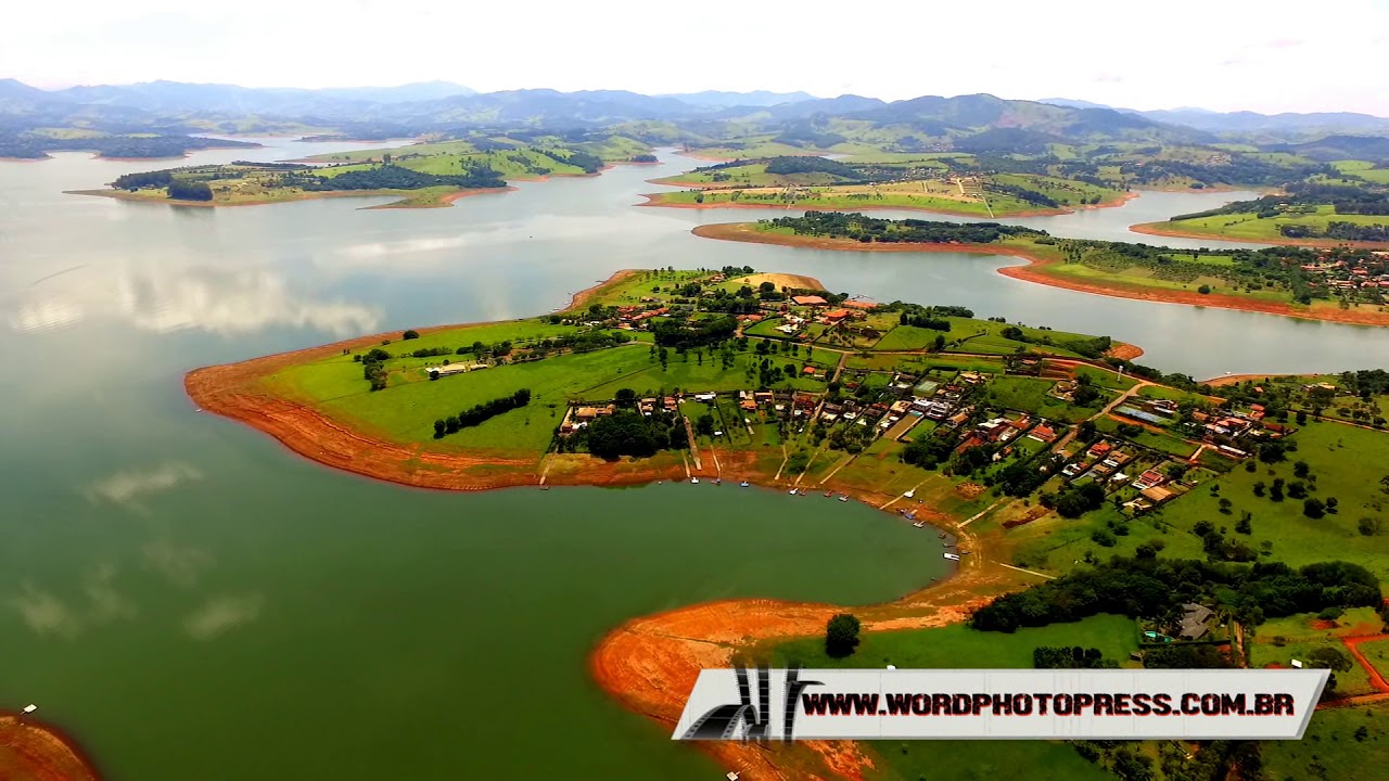 Vista da represa do Jaguari, na cidade de Bragança Paulista - YouTube