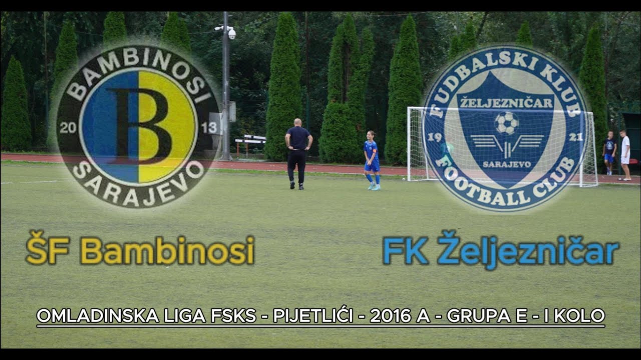 Omladinska Liga FSKS - ŠF Bambinosi - FK Željezničar 0:5 - Pijetlići 2016 A - Grupa E - I kolo
