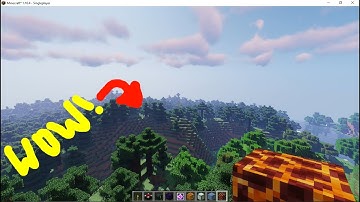 trying Minecraft shaders for the first time