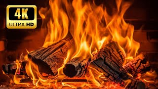 Fireplace🔥Magical Melodies for Cozy Winter Nights🔥Crackling Fire for Stress Relief and Sleep