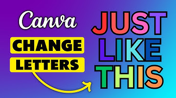 How to Change Each Letter Color in Canva