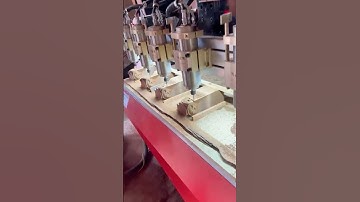 #Short Máy chạm khắc gỗ 8 đầu CNC Đông Phương