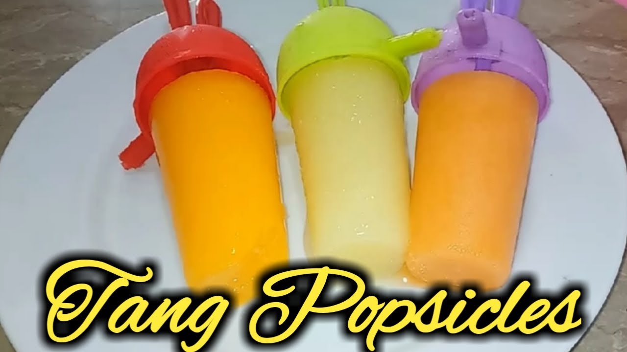 3 Flavoured Popsicles Recipe | Homemade Popsicles using Tang