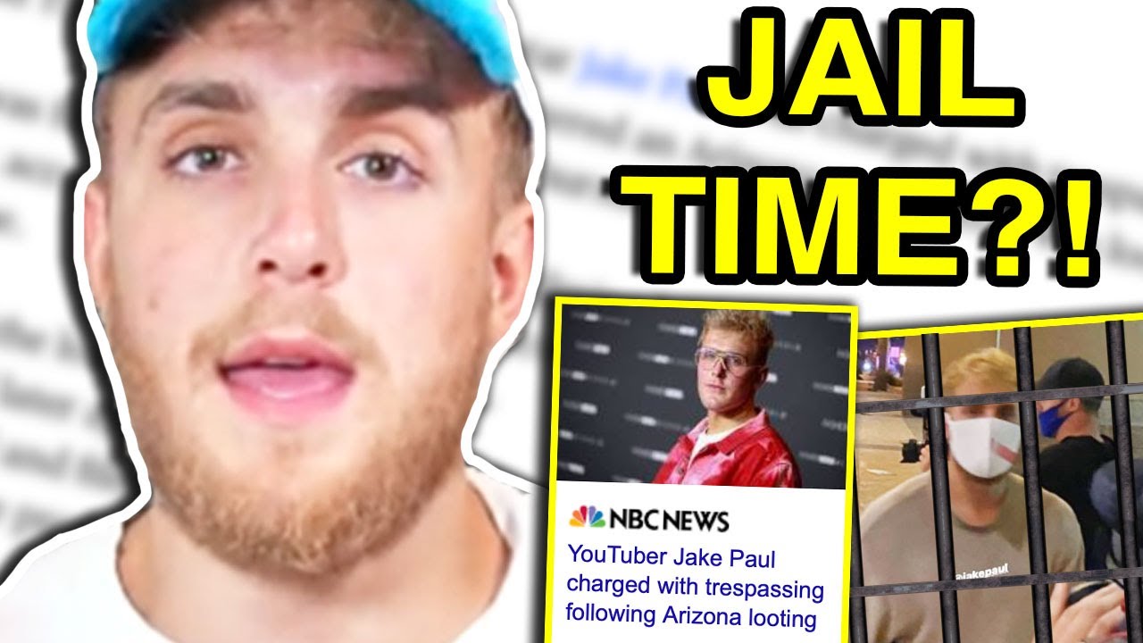 JAKE PAUL CHARGED WITH TRESPASSING AND UNLAWFUL ASSEMBLY