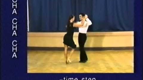 Cha-cha dance steps 01. Time step