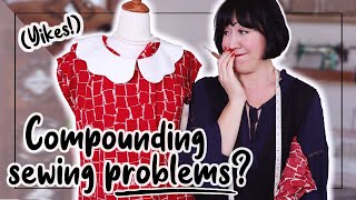 Do your sewing mistakes just seem to get worse by the time youve finished sewing it??