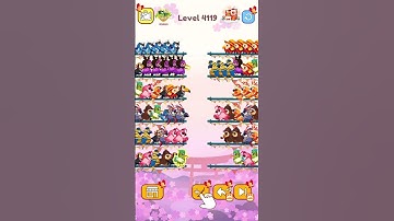 Bird Sort Color Level 4119 #games #gaming #gameplay