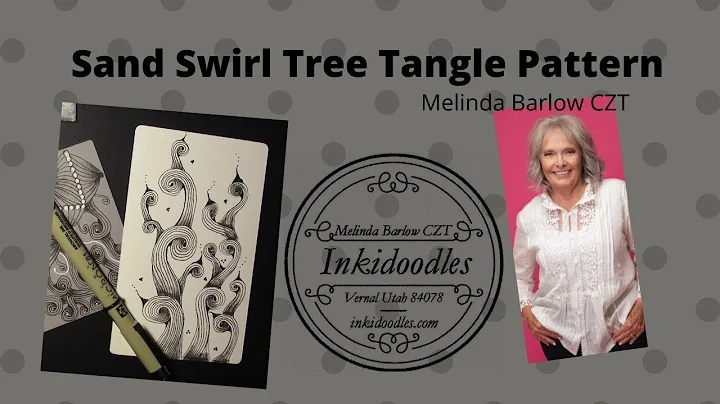 Sand Swirl Tree Tangle Pattern