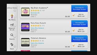 More scrolling through Nintendo Wii U Virtual Console listings 03-27-2023