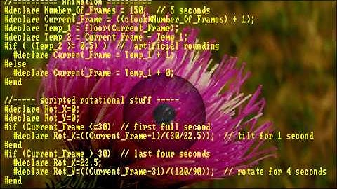 fun with povray - the code