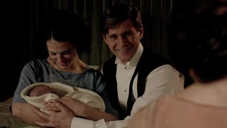 Downton Abbey - The complicated birth of Sybbie😰