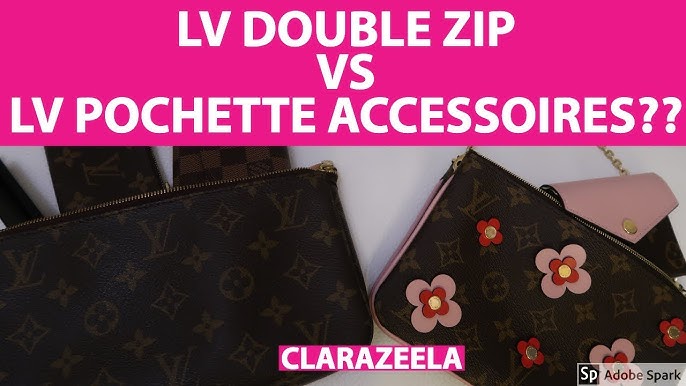 Louis Vuitton Pochette COMPARISONS Double Zip VS Multi Accessoires and  maybe Mini #luxurypl38 