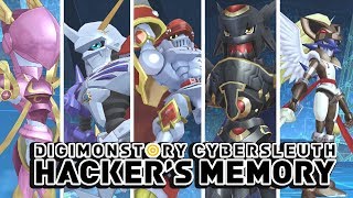 Digimon Story : Cyber Sleuth Hacker's Memory - ALL NX DIGIMON SPECIAL ATTACKS \& VICTORY POSES!!