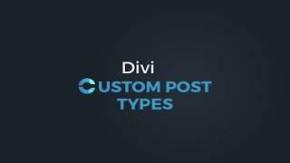 Divi Custom Post Types Plugin for WordPress