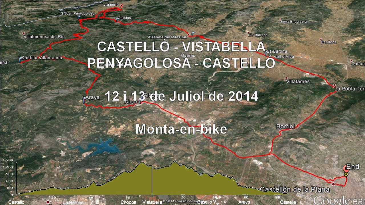 Castello-Vistabella-Penyagolosa en MTB (bici de muntanya)