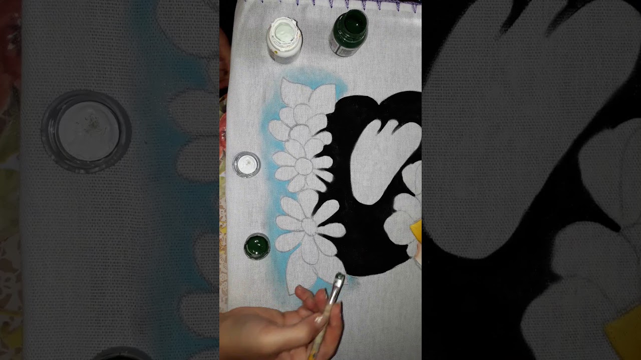 pintura em tecido pra iniciante passo a passo galinha charmosa.    parte 2