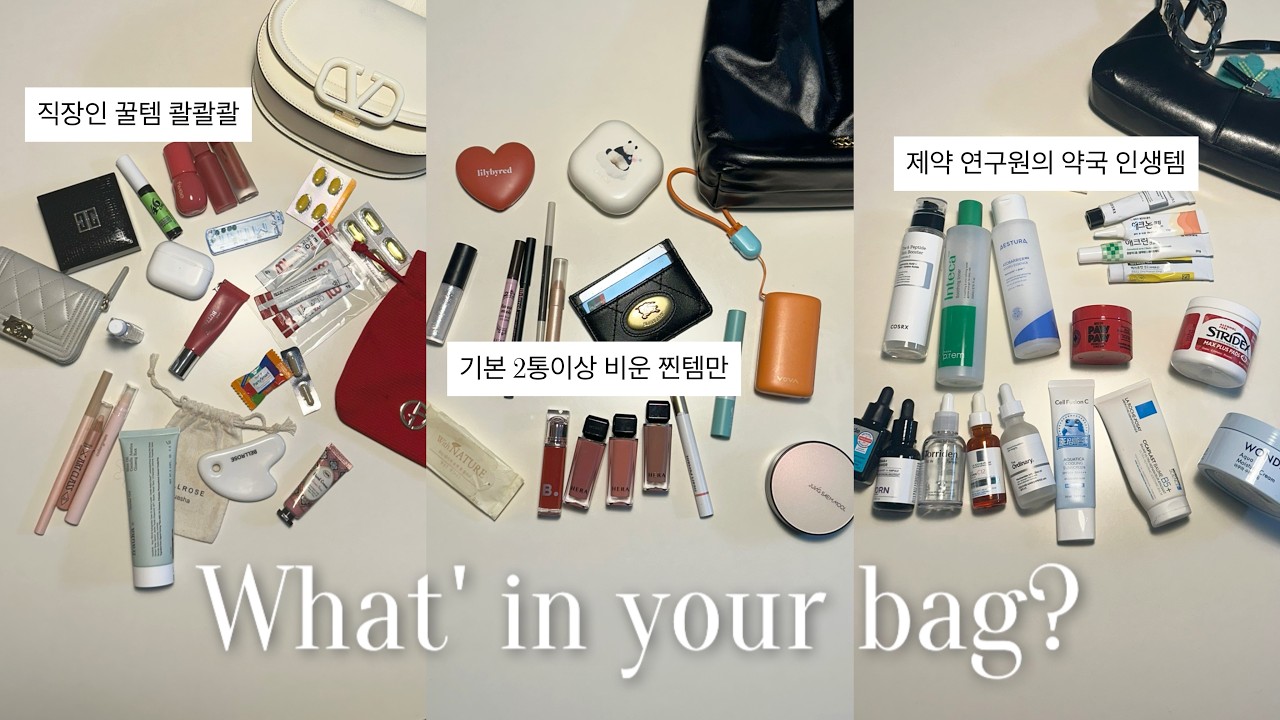 여대생 이었던,, 현 치대생 & 신약개발 연구원 & 증권녀 가방 털기 👜 (직장인 꿀템 폭발 주의‼️)