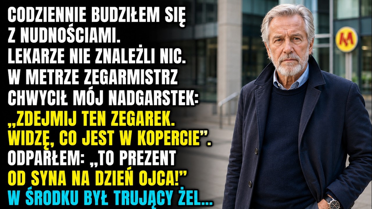 Podczas rodzinnego obiadu mój syn i synowa szeptali do siebie, spoglądając na mnie z chłodnym wyrachowaniem. Wciąż czułem w żyłach truciznę, którą podawali mi przez zegarek – prezent od Damiana,...