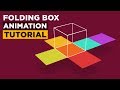 Box folding animation tutorial  after effects tutorial