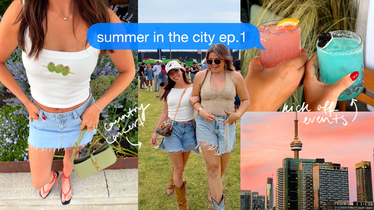 summer in the city (ep 1) ☀️ attempting to be an extrovert & also find balance!!