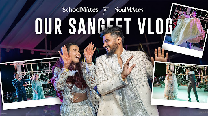 Our Sangeet Vlog!🥰  / Mridul & Aditya