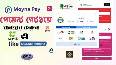 Moyna Pay Payment gateway add in Whmcs/Wordpress/Smm panel 2026 Moyna Pay অটোমেশন গেটওয়ে