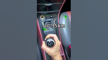 Take you to know the speed of each gear in manual transmission!