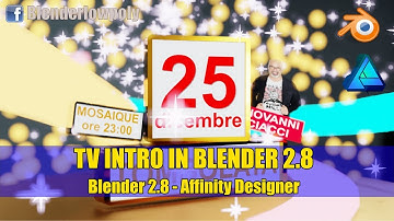 TV INTRO in EEVEE | Blender Low Poly Tutorials