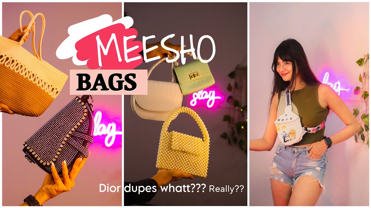 Meesho Bags Haul starting Rs. 180 Meesho Trendy Bags,Tote Bags, Sling