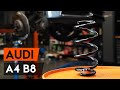 Как заменить пружину передней стойки амортизатора Audi A4 B8 Седан [ВИДЕОУРОК AUTODOC]