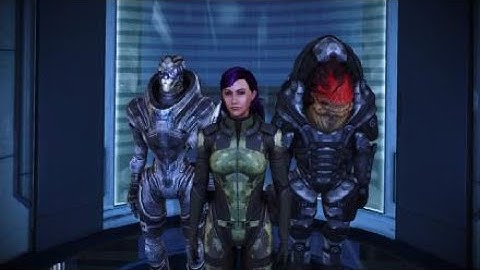 Mass Effect Garrus Wrex Only an idiot hopes for combat on a stealth ship (Elevator Banter)