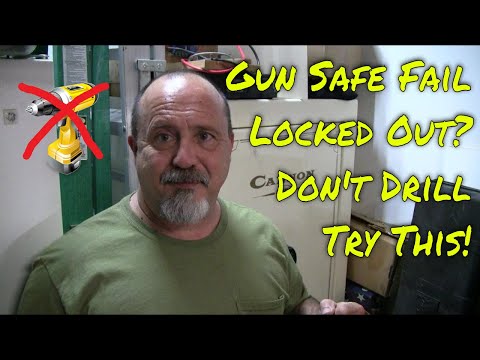 Cannon Digital Gun Safe Fail Fix! Locked Out! Don't Drill - TRY THIS FIRST!