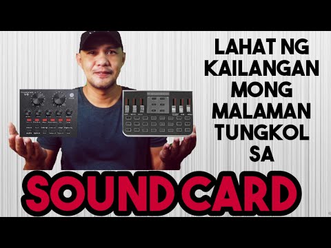 Video: Para Saan Ang Isang Sound Card?